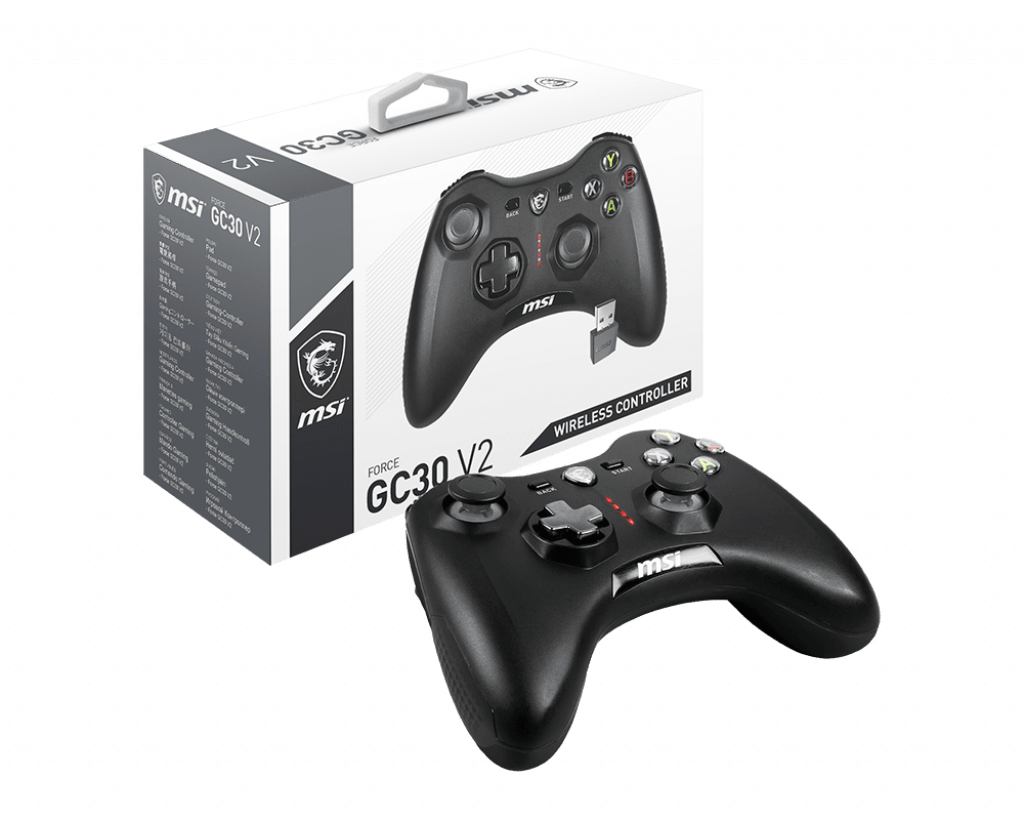 Купить MSI Force GC30 V2 - Game Pad - kabellos, kabelgebunden - für PC, Android (S10-43G0080-EC4) в магазине wardena.ru