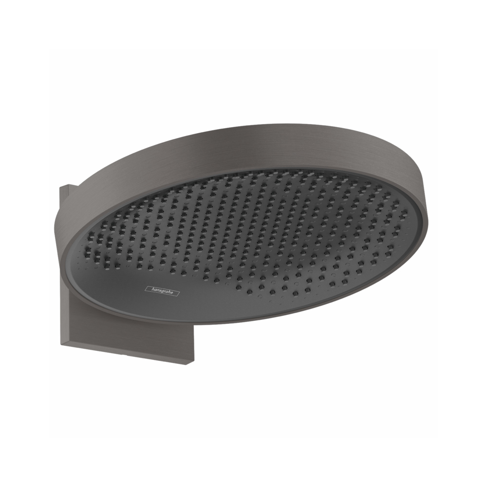 Купить Hansgrohe Rainfinity Верхний душ 360 1jet с настенным креплением хром-черный матовый 26230340 в магазине wardena.ru