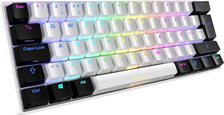 Купить Sharkoon SGK50 S4 PT-Layout, Kailh Red, weiß (4044951034666) в магазине wardena.ru