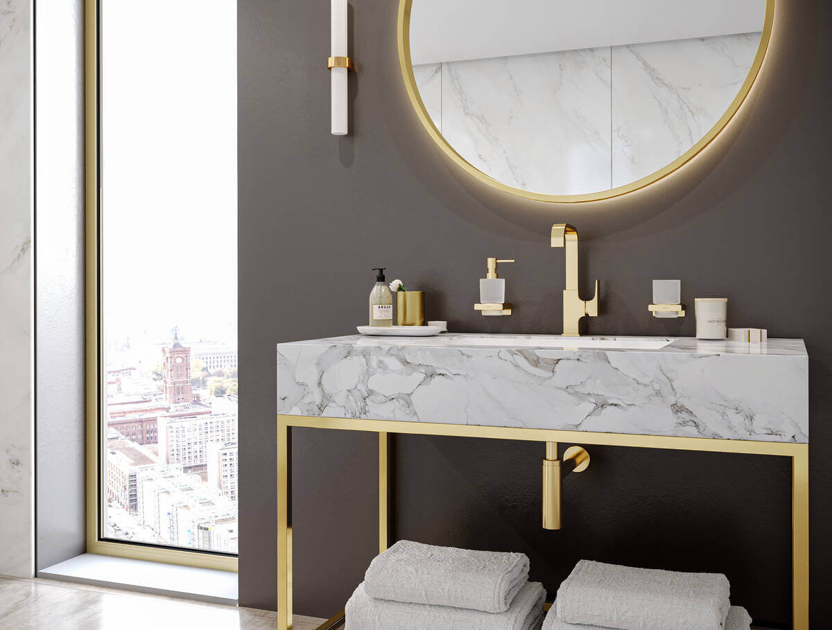Купить Hansgrohe AddStoris Диспенсер для жидкого мыла хром 41745000 в магазине wardena.ru
