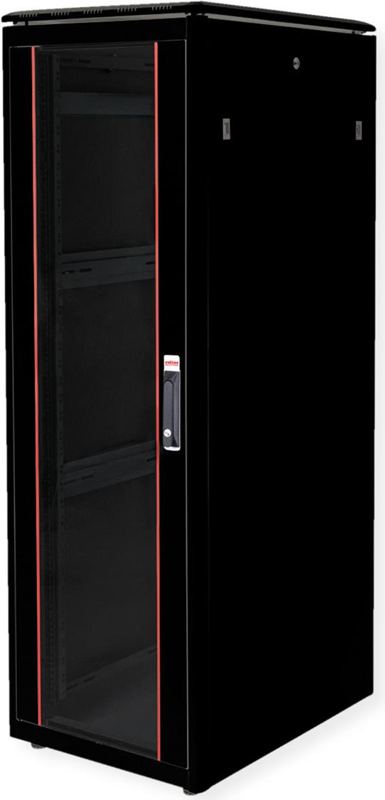 Купить ROLINE 19 Zoll Netzwerkschrank Pro 36 HE 600x800 BxT Glastür schwarz (26.21.0229) в магазине wardena.ru