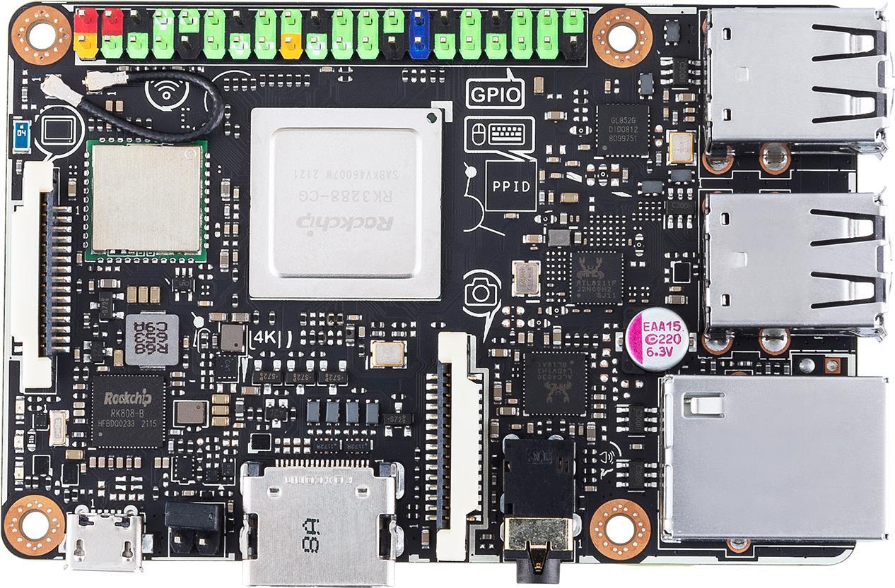 Купить ASUS Tinker Board R2,0 - Einplatinenrechner - Rockchip RK3288-CG.W - RAM 2GB - 802,11b/g/n, Bluetooth 4,2 EDR (90ME03D1-M0EAY0) в магазине wardena.ru