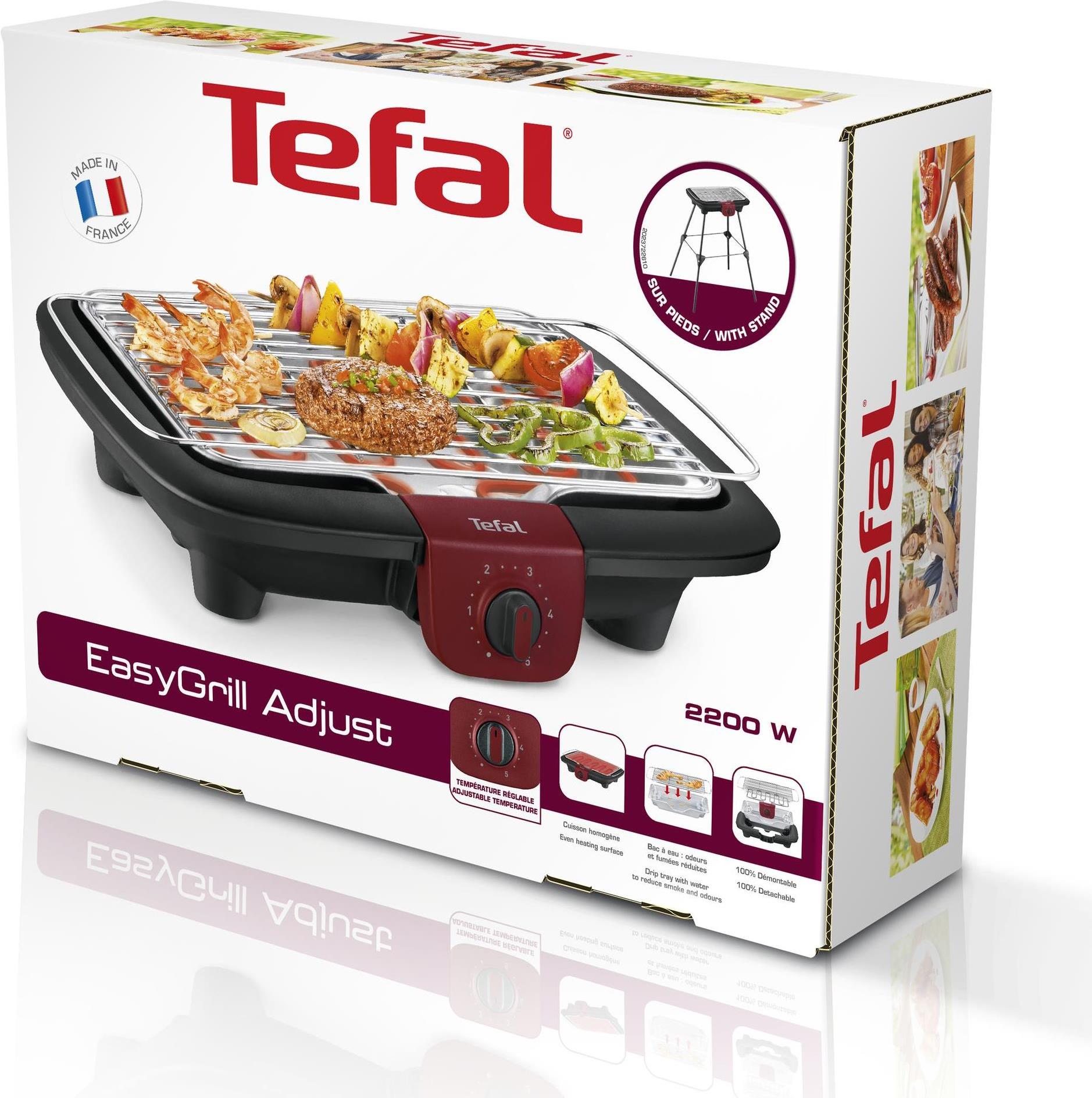 Купить Tefal Easygrill BG90F5 - 2300 W - Grill - Elektro - 870 cm² - 370 x 235 mm - Frankreich (BG90F5) в магазине wardena.ru