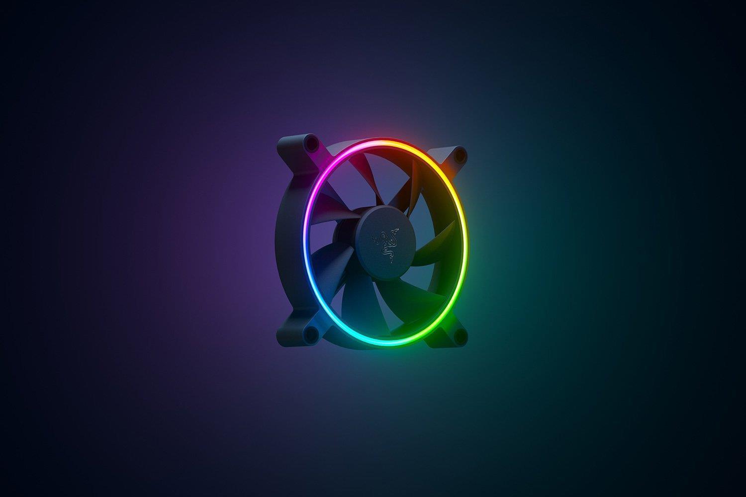 Купить Razer Kunai Chroma - Gehäuselüfter - 120 mm - Schwarz (Packung mit 3) (RC21-01810100-R3M1) в магазине wardena.ru