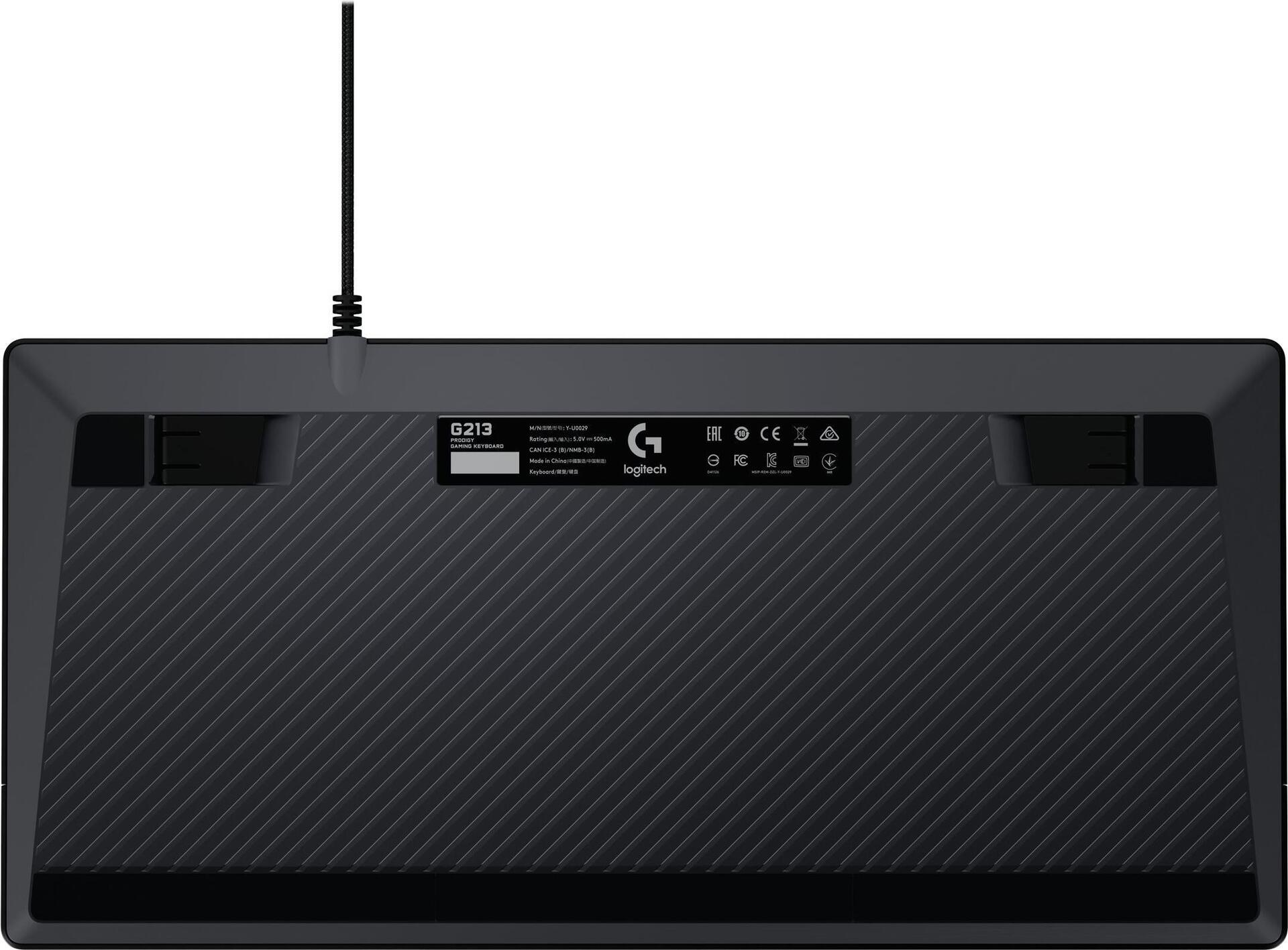 Купить Logitech Prodigy G213 - Tastatur - hintergrundbeleuchtet - USB - Italienisch - Schwarz (920-009439) в магазине wardena.ru