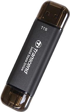 Купить Transcend ESD310C - 256 GB - USB Typ-A auf USB Typ-C - USB 3.2 Gen 2x2 - 1050 MB/s - Schwarz (TS256GESD310C) в магазине wardena.ru