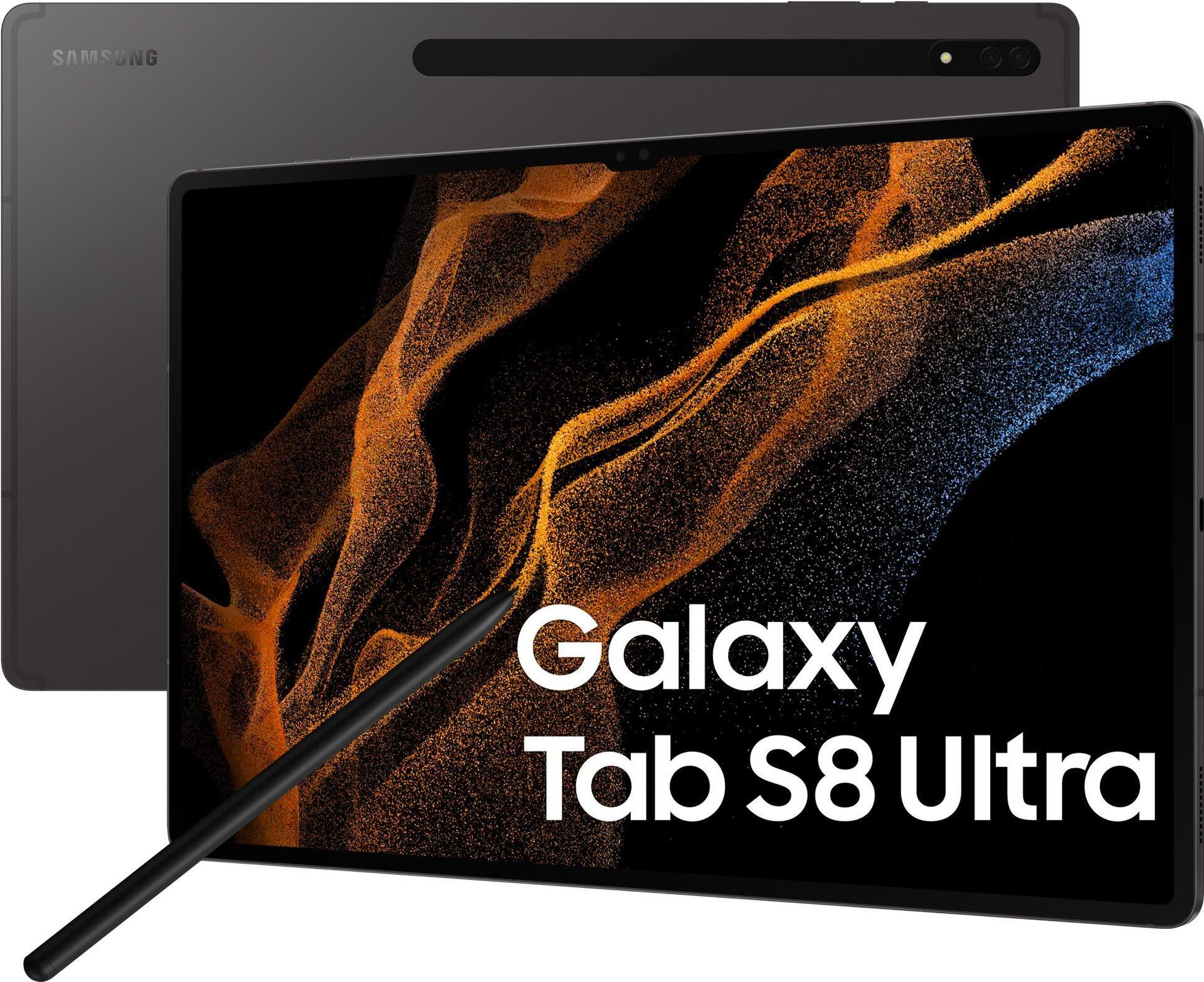 Купить Samsung Galaxy Tab S8 Ultra - Tablet - Android - 256 GB - 36.99 cm (14.6") Super AMOLED (2960 x 1848) - microSD-Steckplatz - Graphite (SM-X900NZAEEUE) в магазине wardena.ru