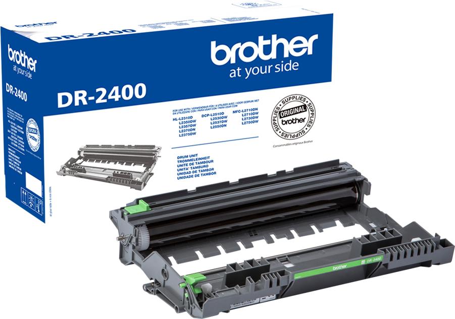 Купить Brother DR2400 - Schwarz - Trommel-Kit - für Brother DCP-L2510, L2530, L2550, HL-L2350, L2370, L2375, MFC-L2710, L2713, L2730, L2750 (DR-2400) в магазине wardena.ru