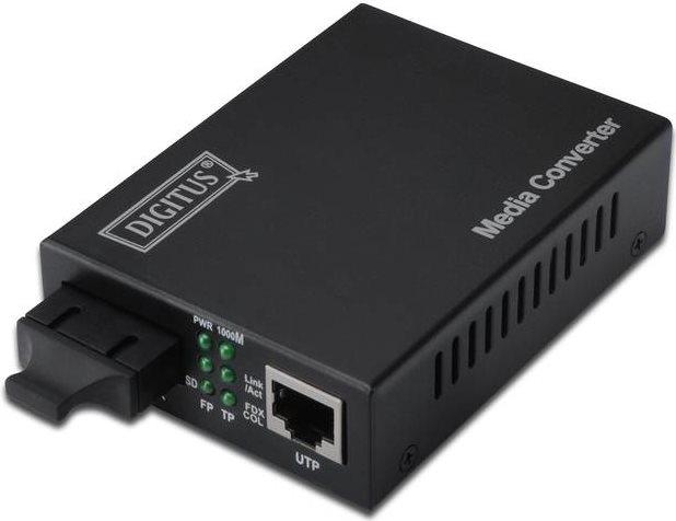 Купить Digitus Professional DN-82121-1 - Medienkonverter - 10Base-T, 1000Base-LX, 100Base-TX, 1000Base-T - RJ-45 / SC-Einzelmodus - extern - bis zu 10 km - 1310 nm (DN-82121-1) в магазине wardena.ru