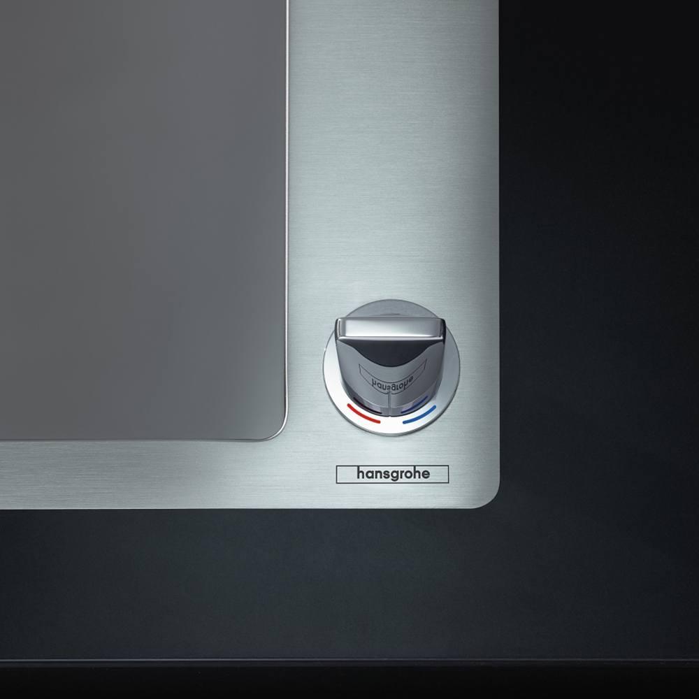 Купить Hansgrohe C51-F450-12 Кухонная комбинация с крылом 450 хром-черный матовый 43228000 в магазине wardena.ru