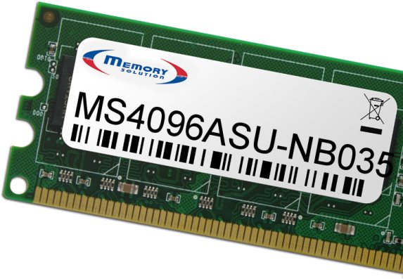 Купить Memorysolution - Memory - Modul - 4 GB (MS4096ASU-NB035) в магазине wardena.ru