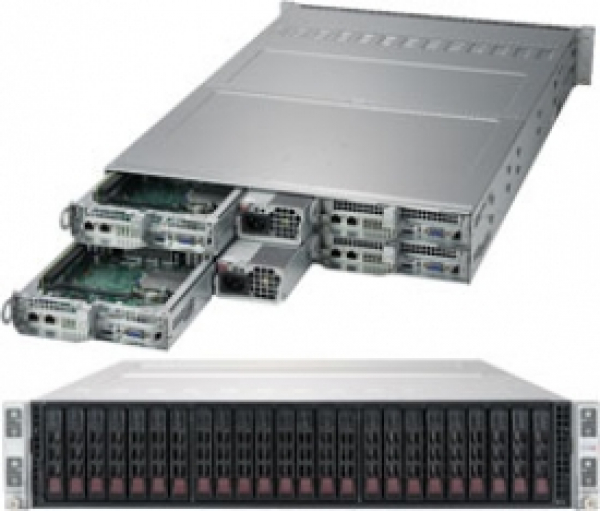 Купить Server Twin Supermicro SYS-2029TP-HC0R • 217HQ+-R2K20BP3 • X11DPT-PS • 2U Twin Pro в магазине wardena.ru