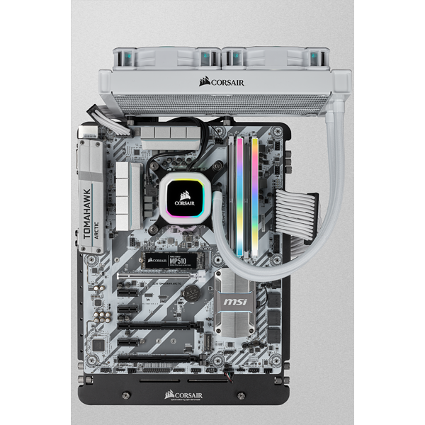 Купить Corsair Vengeance RGB PRO SL - DDR4 - Kit - 16 GB: 2 x 8 GB - DIMM 288-PIN - 3200 MHz / PC4-25600 - CL16 - 1.35 V - ungepuffert - non-ECC - weiß (CMH16GX4M2E3200C16W) в магазине wardena.ru
