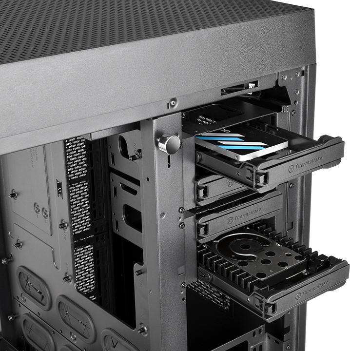 Купить Thermaltake The Tower 900 - Full Tower - Erweitertes ATX - ohne Netzteil (PS/2) - Schwarz - USB/Audio (CA-1H1-00F1WN-00) в магазине wardena.ru