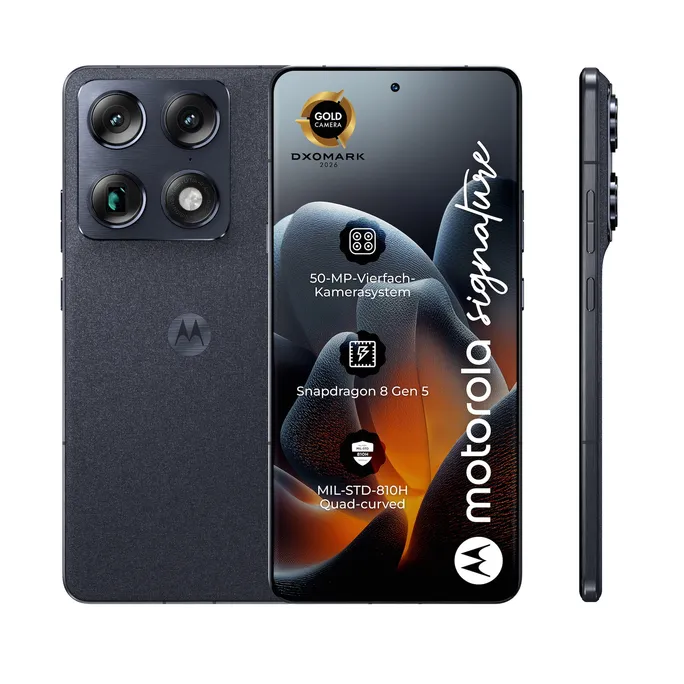 Купить Motorola Signature 6.78" 16 GB RAM 512 GB 5G Smartphone Pantone Carbon в магазине wardena.ru