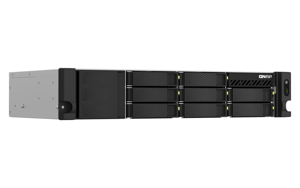 Купить QNAP TS-864eU - NAS-Server - 8 Schächte - Rack - einbaufähig - SATA 6Gb/s - RAID RAID 0, 1, 5, 6, 10, 50, JBOD, 60 - RAM 8 GB - Gigabit Ethernet / 2.5 Gigabit Ethernet - iSCSI Support - 2U (TS-864EU-8G) в магазине wardena.ru