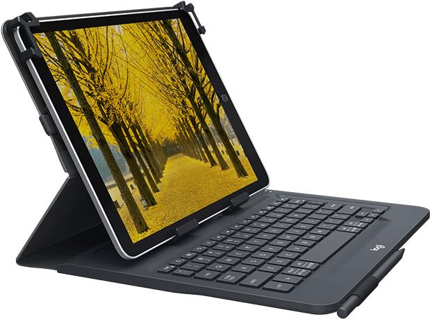 Купить Logitech Universal - Tastatur und Foliohülle - drahtlos - Bluetooth 3.0 - UK QWERTY (920-008341) в магазине wardena.ru