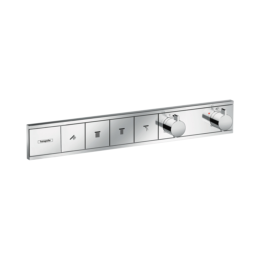 Купить Hansgrohe RainSelect Термостат скрытого монтажа для 4 потребителей хром-черный матовый 15382340 в магазине wardena.ru