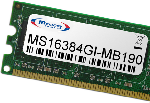 Купить Memory Solution MS16384GI-MB190 - PC / Server - Dual - Gigabyte Z270M - Z270P - Z270X (MS16384GI-MB190) в магазине wardena.ru