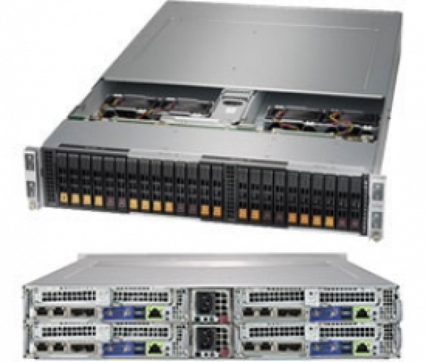 Купить Server Supermicro SYS-2029BT-HNTR Twin • 217BHQ+-R2K22BP2 • X11DPT-B • 2U IPMI NVMe в магазине wardena.ru