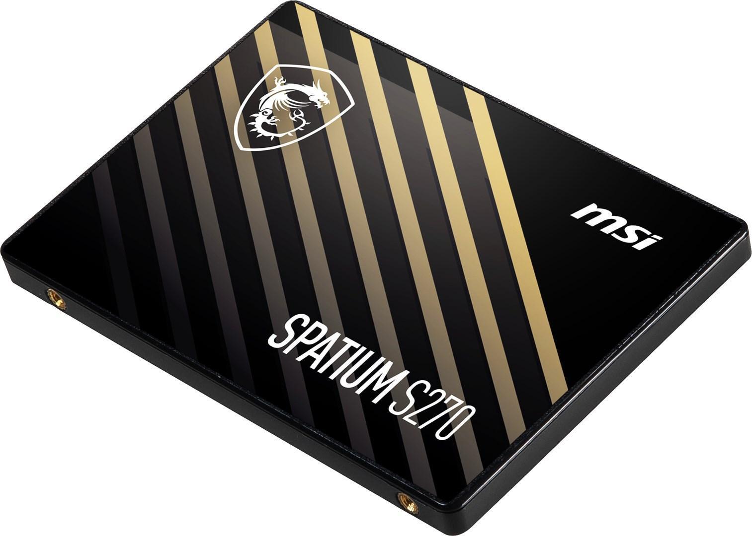 Купить MSI SSD SPATIUM S270 SATA 480GB (SPATIUM S270 SATA 2.5 480GB) в магазине wardena.ru