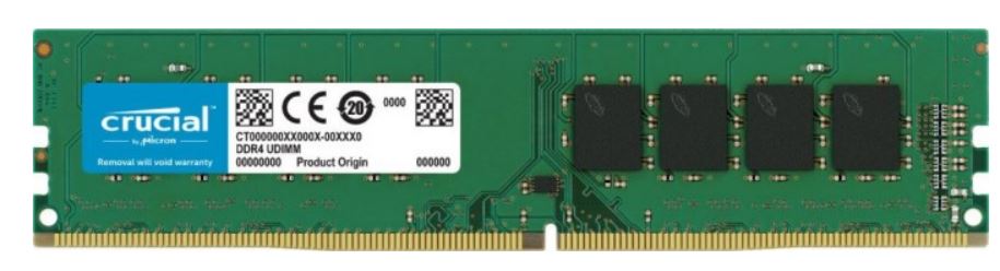 Купить Crucial - DDR4 - 32 GB - DIMM 288-PIN - 3200 MHz / PC4-25600 - CL22 - 1.2 V - ungepuffert - non-ECC (CT32G4DFD832A) в магазине wardena.ru
