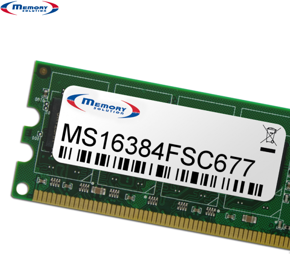Купить Memorysolution - DDR4 - Modul - 16 GB - DIMM 288-PIN - 2400 MHz / PC4-19200 - 1.2 V - registriert - ECC - für Fujitsu PRIMERGY RX2510 M2, RX2530 M2, RX2540 M2, RX2560 M2, TX2560 M2 (S26361-F3934-L516) в магазине wardena.ru