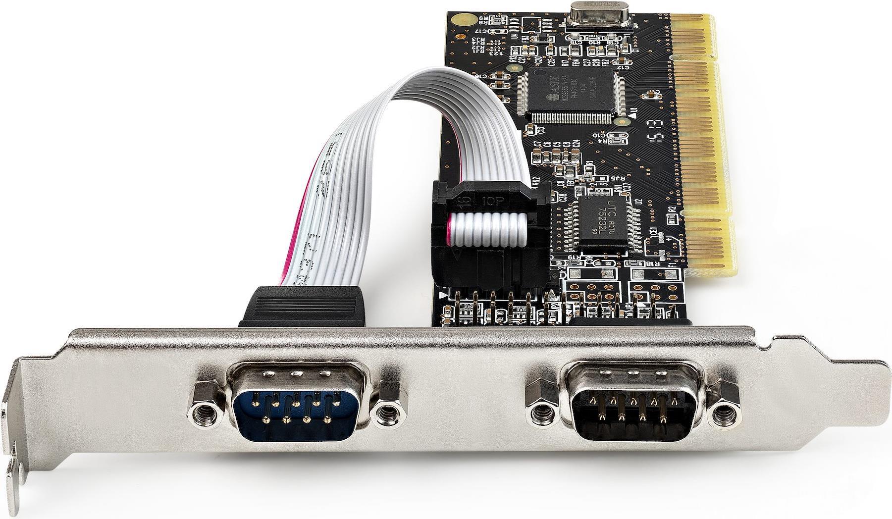 Купить StarTech.com RS232 PCI Karte - PCI auf 2 Serielle Port-Karte - PCI 2-Port DB9 Serielle Controller-Karte RS232 - Schnittstellenkarte - PCI Expansion - Erweiterungskarte für Desktops (PCI2S1P2) в магазине wardena.ru