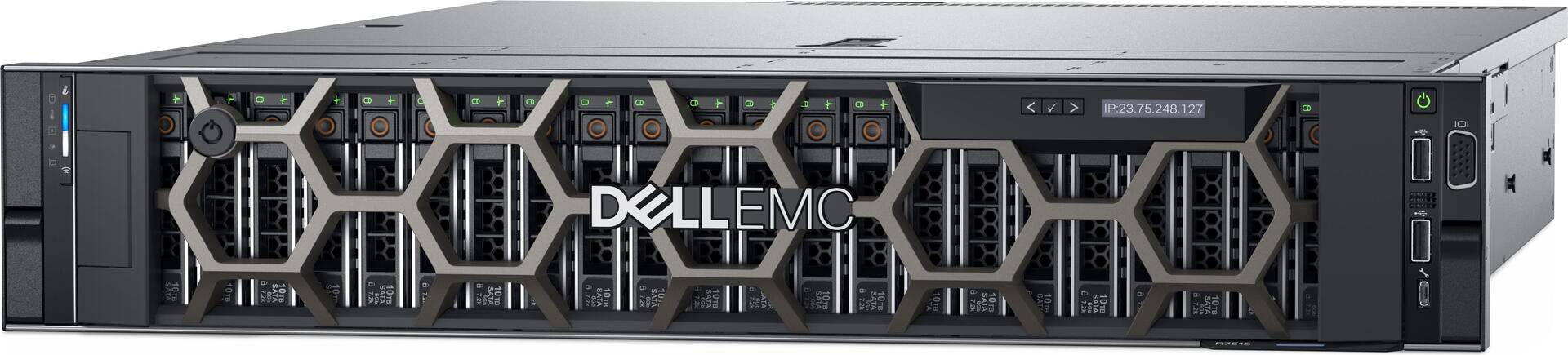 Купить DELL PowerEdge R7515 Server 960 GB Rack (2U) AMD EPYC 2,5 GHz 64 GB DDR4-SDRAM 750 W (PER751509A) в магазине wardena.ru