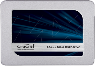 Купить Micron Crucial MX500 - SSD - verschlüsselt - 500 GB - intern - 2.5" (6.4 cm) - SATA 6Gb/s - 256-Bit-AES - TCG Opal Encryption 2.0 (CT500MX500SSD1) в магазине wardena.ru