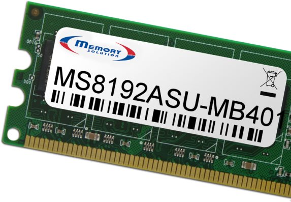 Купить Memory Solution MS8192ASU-MB401 8GB Speichermodul (MS8192ASU-MB401) в магазине wardena.ru