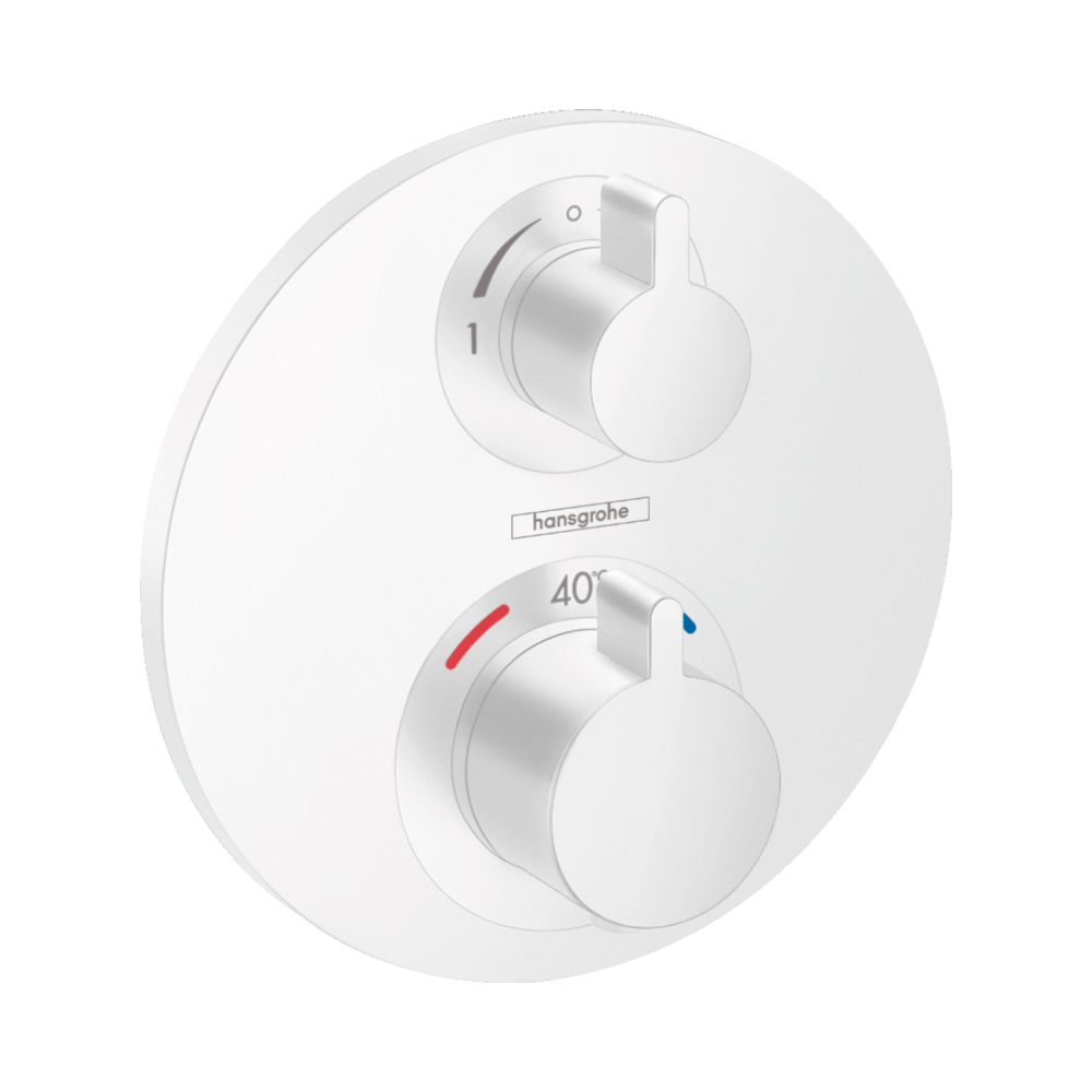 Купить Hansgrohe Ecostat S Термостат с запорным/переключающим вентилем Ecostat S скрытый монтаж золото 15758990 в магазине wardena.ru