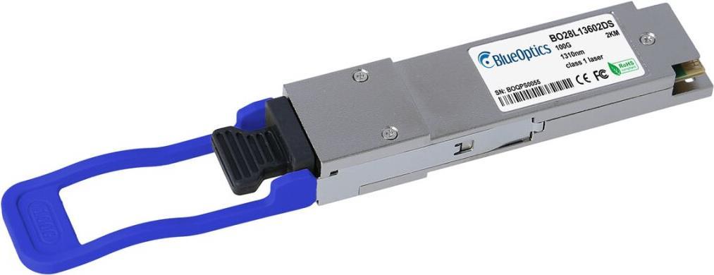 Купить Juniper 740-088320 kompatibler BlueOptics QSFP28 Transceiver für Singlemode 100 Gigabit Highspeed Datenübertragungen in Glasfaser Netzwerken. Unterstützt 100 Gigabit Ethernet Anwendungen in Switchen, Routern, Storage Sys (740-088320-BO) в магазине wardena.ru