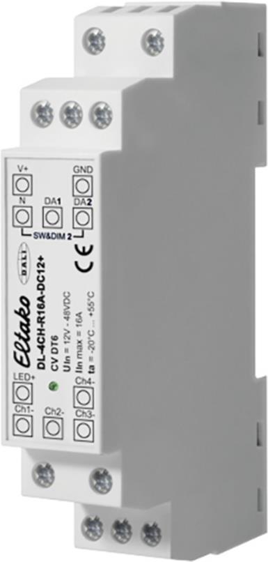 Купить Eltako DL-4CH-R16A-DC12+ Dimmer Extern Weiß (33000021) в магазине wardena.ru