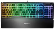 Купить SteelSeries Apex 3 - Tastatur - Hintergrundbeleuchtung - USB - Tastenschalter: Whisper Quiet Gaming Switch (64795) в магазине wardena.ru