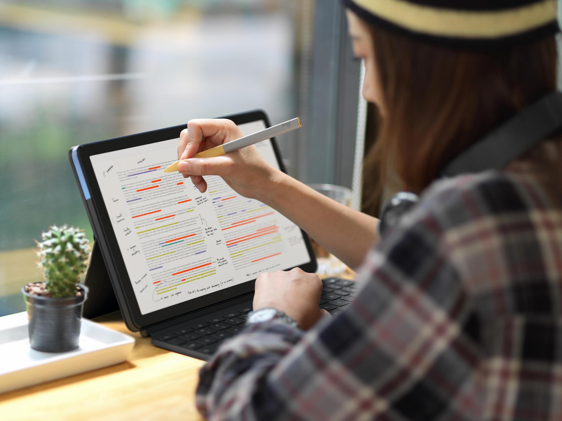 Купить Logitech Pen - Digitaler Stift - kabellos - Gelb - für Acer Chromebook Enterprise 514, ASUS Chromebook Flip CM3, HP Chromebook x360 (914-000069) в магазине wardena.ru