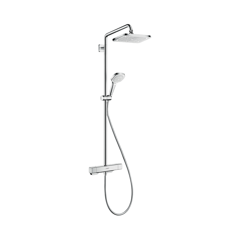 Купить Hansgrohe Croma E Showerpipe 280 1jet Душевой набор с термостатом хром 27630000 в магазине wardena.ru