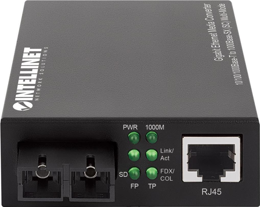 Купить Intellinet - Medienkonverter - GigE - 10Base-T, 1000Base-SX, 100Base-TX, 1000Base-T - RJ-45 / SC multi-mode - 850 nm (508544) в магазине wardena.ru