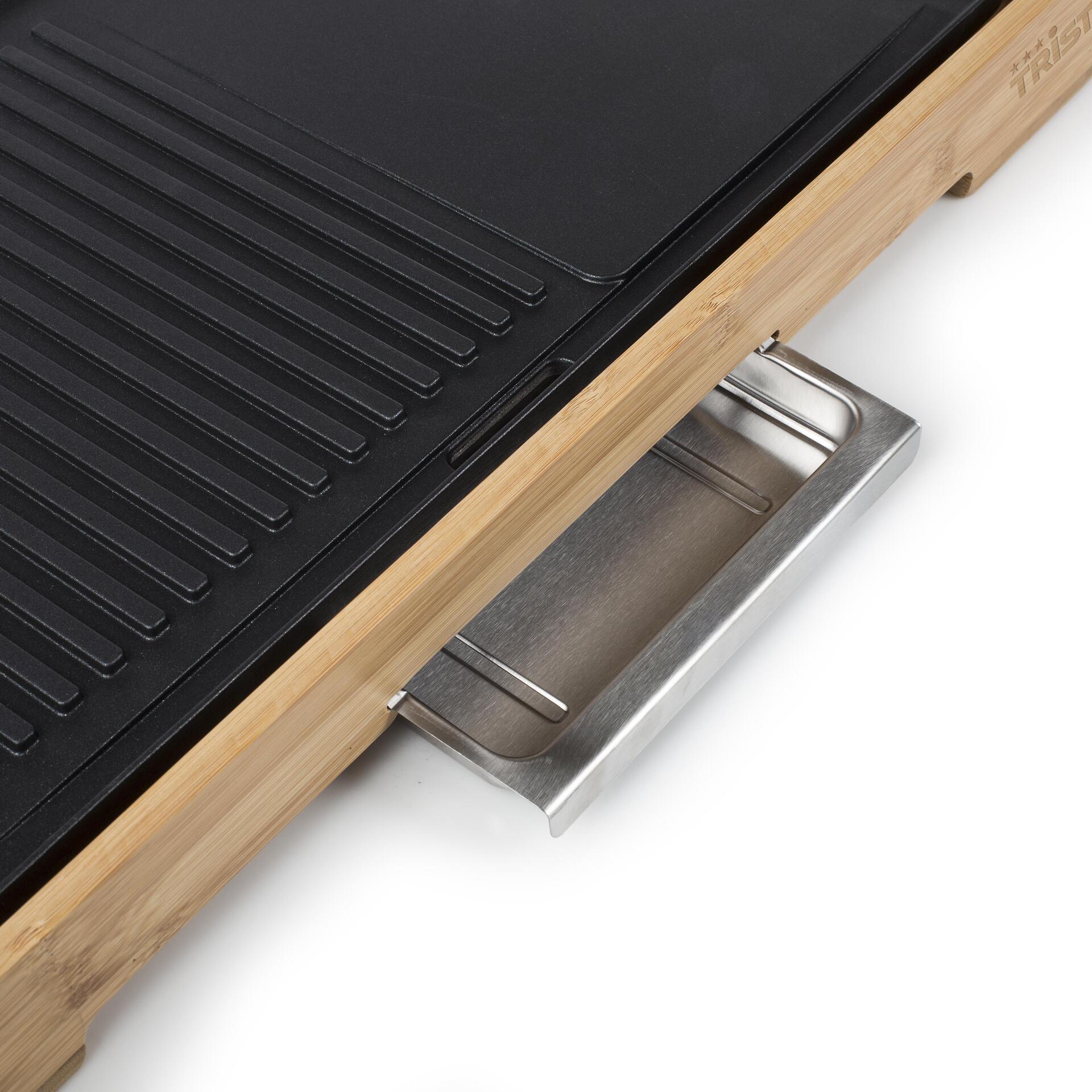Купить Tristar BP-2641 Bambus Grill XL - 2200 W - Grill - Elektro - 510 x 254 mm - Tisch - Rost (BP-2641) в магазине wardena.ru
