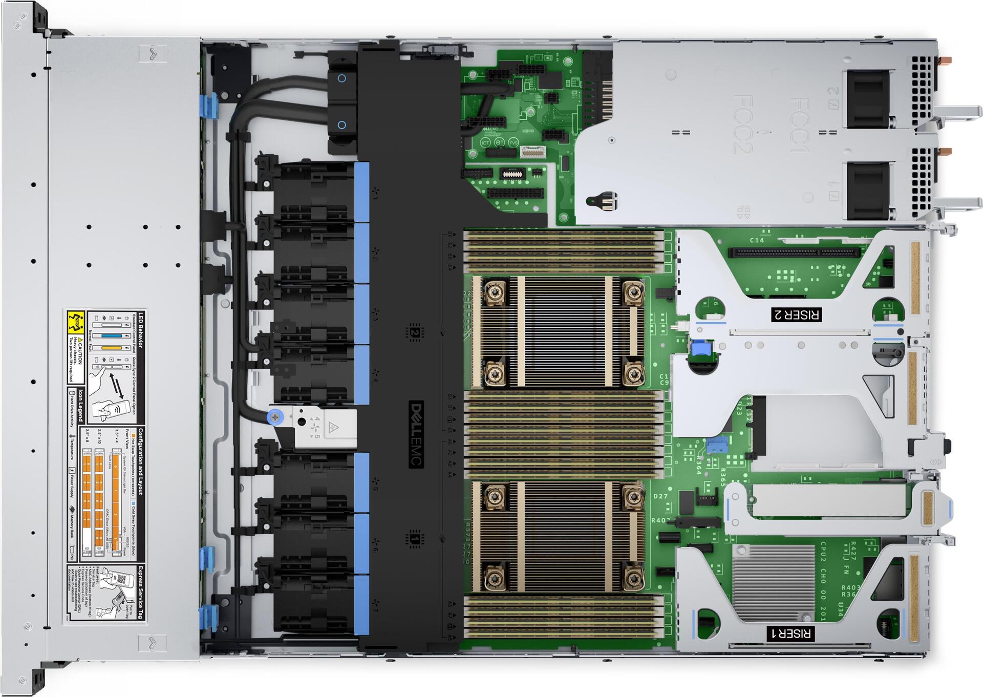 Купить DELL PowerEdge R450 Server 480 GB Rack (1U) Intel® Xeon Silver 2,1 GHz 32 GB DDR4-SDRAM 800 W (PER4503A) в магазине wardena.ru