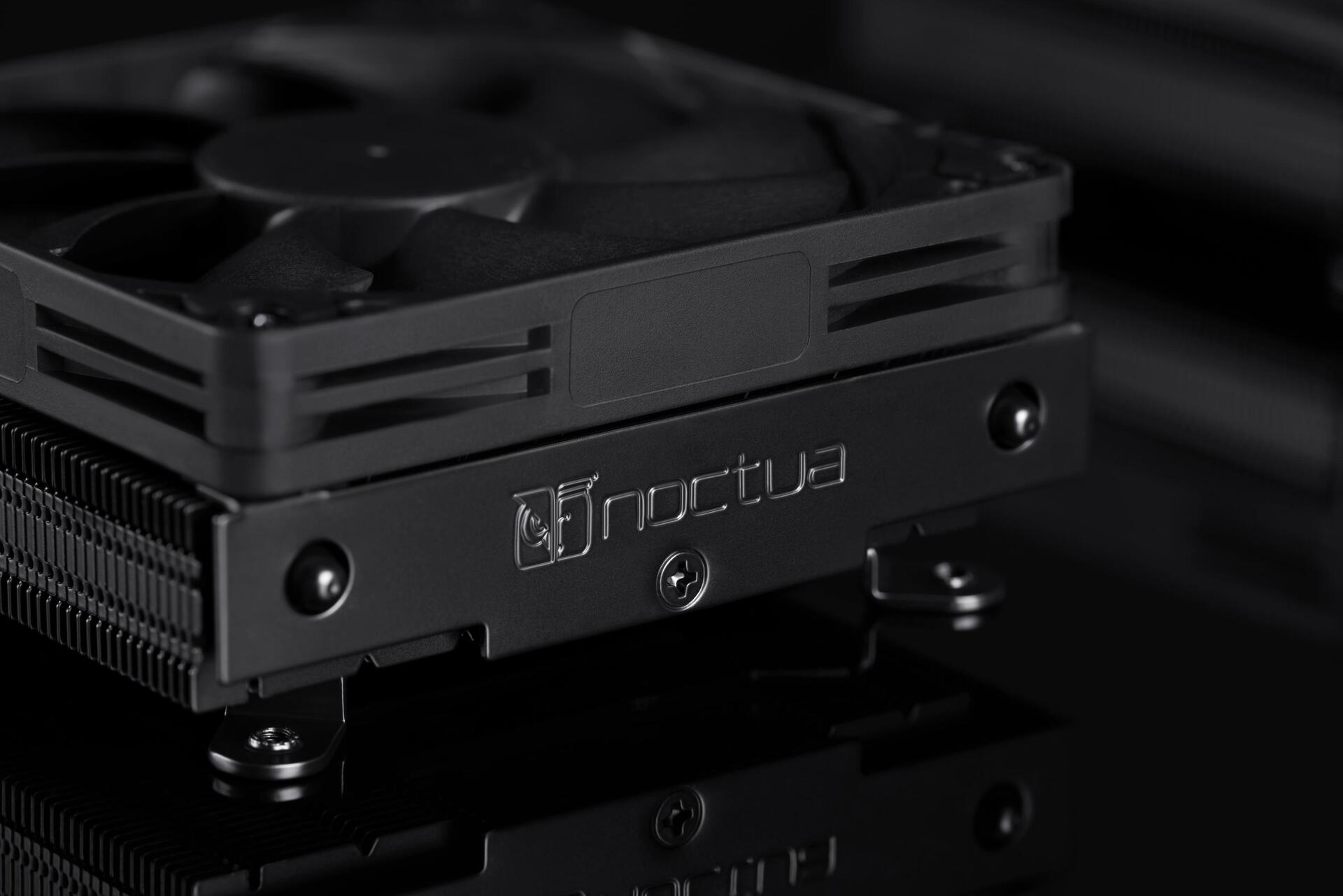 Купить Noctua chromax NH-L9i - Prozessorkühler - (für: LGA1156, LGA1155, LGA1150, LGA1151, AM4) - Kupfer-Bodenplatte und vernickelte Aluminium-Finnen - 92 mm - Schwarz (NH-L9i CH.BK) в магазине wardena.ru