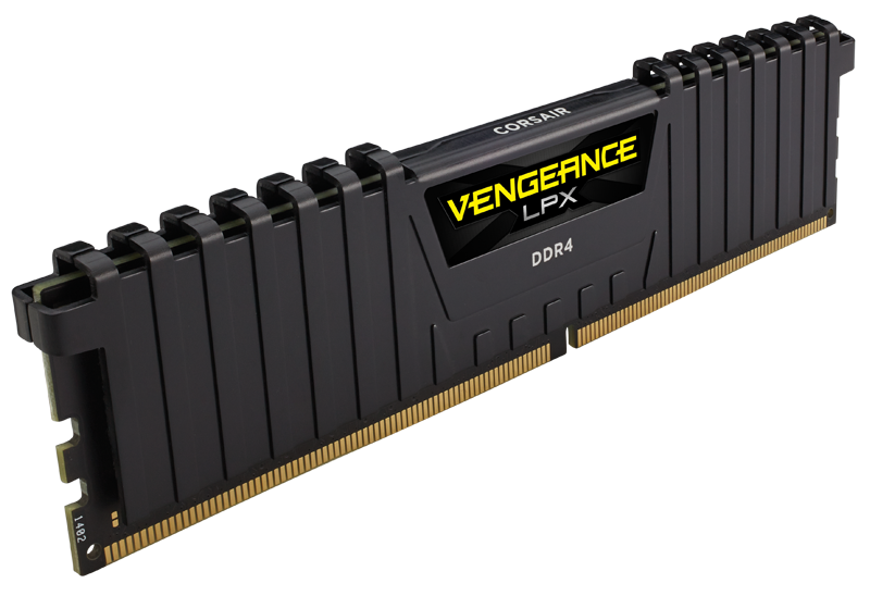 Купить Corsair Vengeance LPX - DDR4 - 16 GB - DIMM 288-PIN - 2400 MHz / PC4-19200 - CL16 - 1.2 V - ungepuffert - nicht-ECC - Schwarz (CMK16GX4M1A2400C16) в магазине wardena.ru