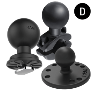 Купить RAM Mounts RAM-D-202U-CRO1 Montage-Kit Schwarz Aluminium (RAM-D-202U-CRO1) в магазине wardena.ru