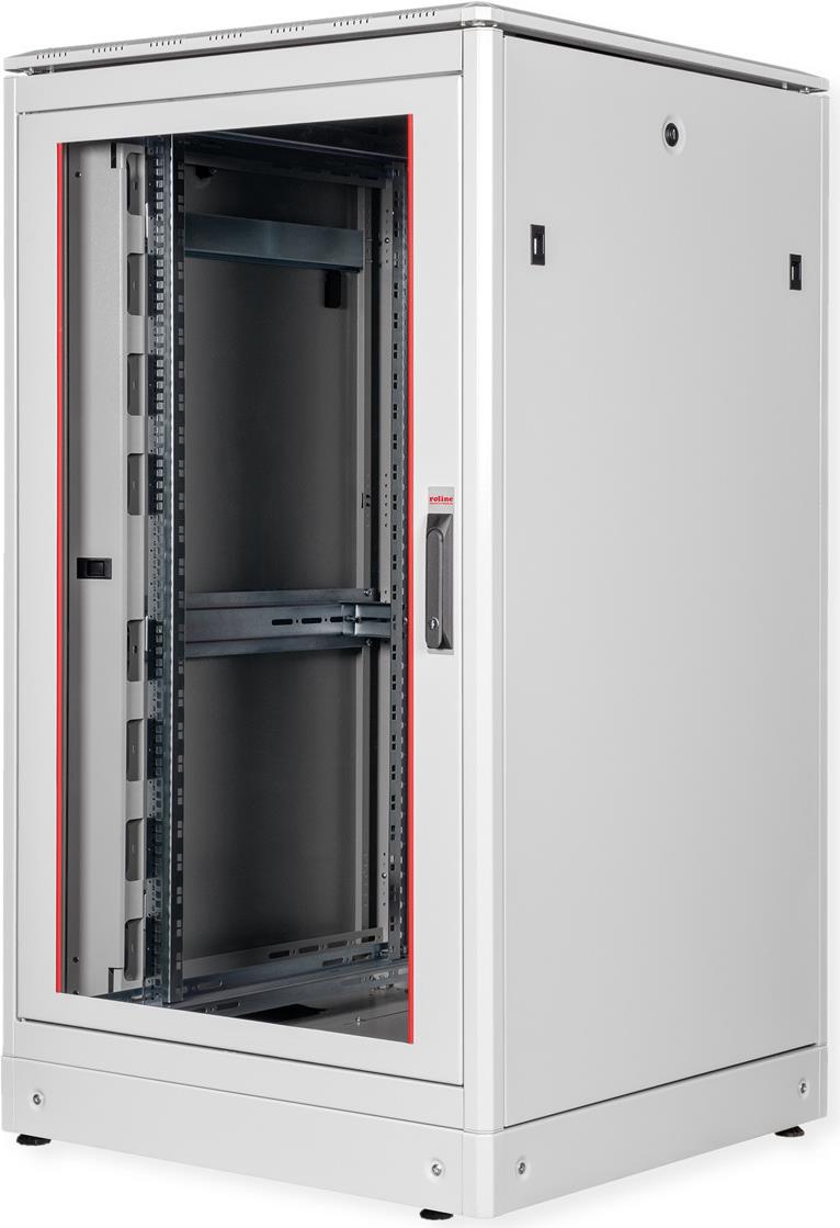 Купить ROLINE 19 Zoll Netzwerkschrank Pro 26 HE 800x800 BxT Glastür grau (26.21.0055) в магазине wardena.ru