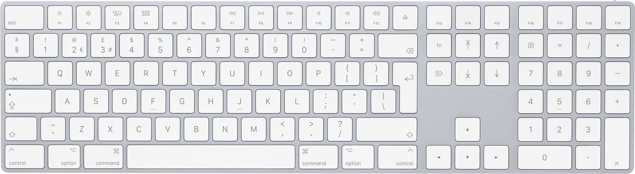 Купить Apple Magic Keyboard with Numeric Keypad - Tastatur - Bluetooth - Englisch (MQ052B/A) в магазине wardena.ru