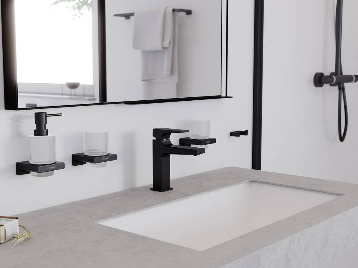 Купить Hansgrohe AddStoris Диспенсер для жидкого мыла хром 41745000 в магазине wardena.ru