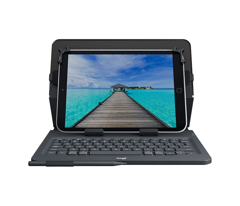 Купить Logitech Universal - Tastatur und Foliohülle - drahtlos - Bluetooth 3.0 - UK QWERTY (920-008341) в магазине wardena.ru